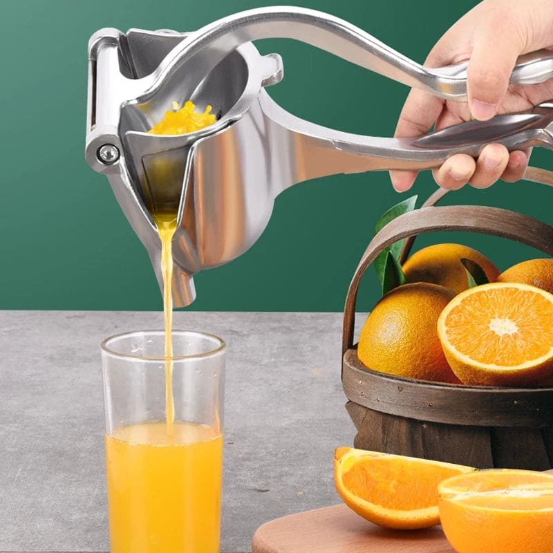 Manual Juice Squeezer, Portable Aluminum Alloy Hand Pressure Juicer, Heavy Duty Single Press Juice Squeezer, Real Stainless Steel Lemon Squeezer Manual Juice Squeezer, Portable Aluminum Alloy Hand Pressure Juicer, Heavy Duty Single Press Juice Squeezer, Real Stainless Steel Lemon Squeezer